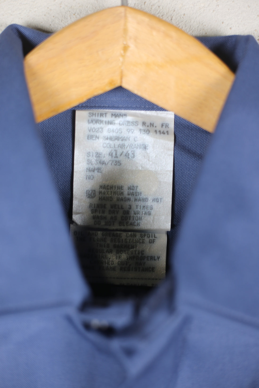 ROYAL NAVY WORK SHIRT  - L -