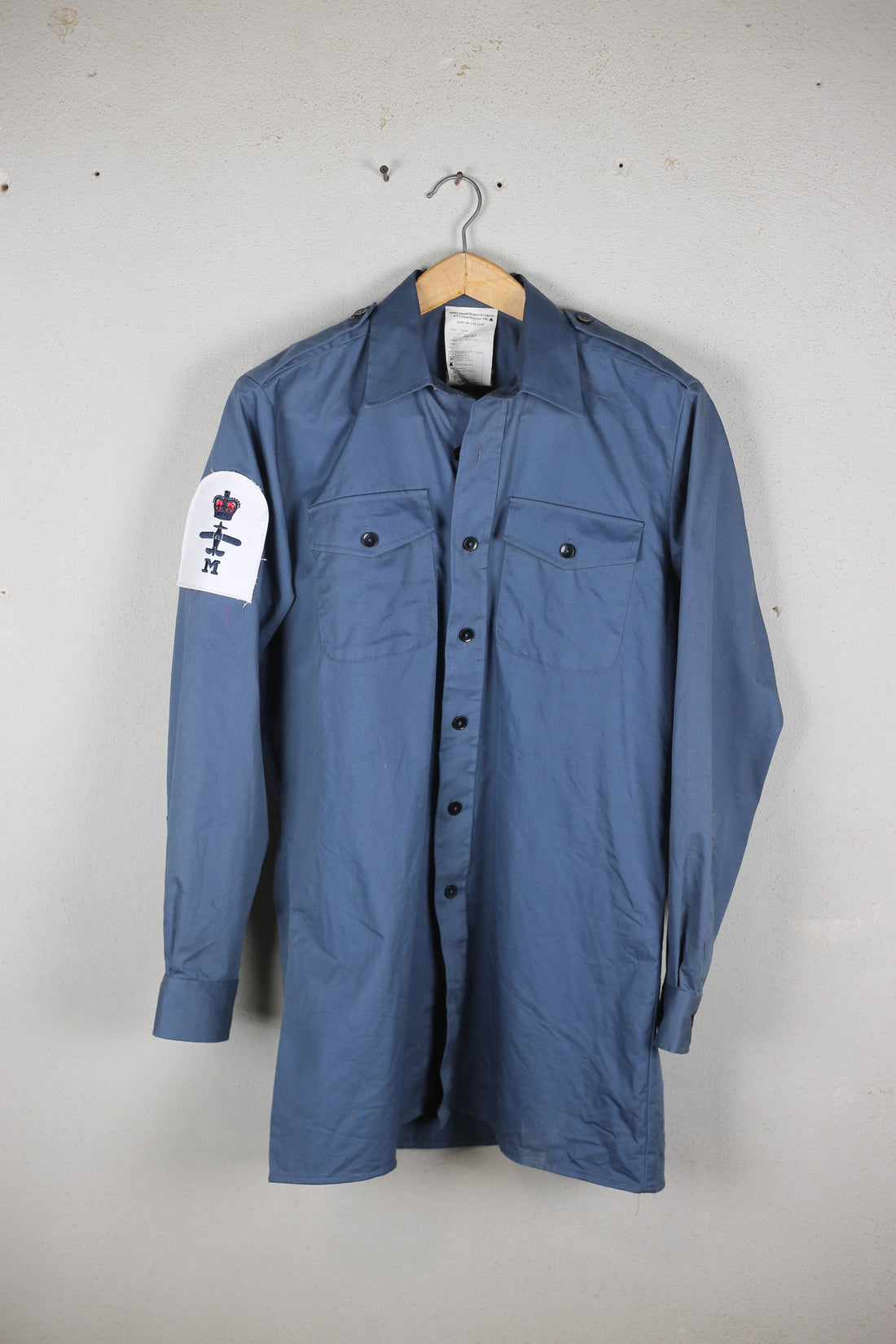 ROYAL NAVY WORK SHIRT  - M  -