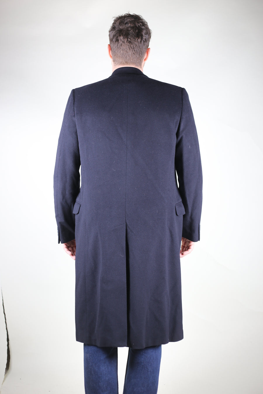 Double breasted coat - L -