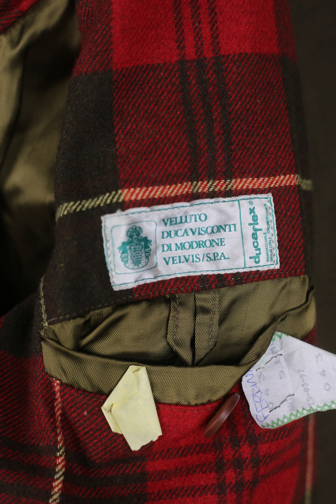 Giacca da caccia in velluto duca visconti di mondrone L