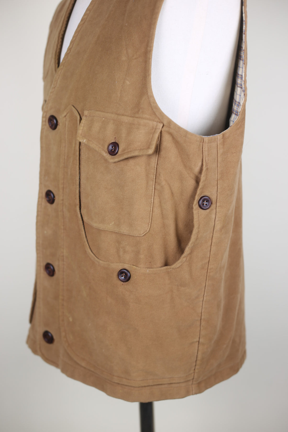 Vintage velvet waistcoat duke visconti di mondrone - L -