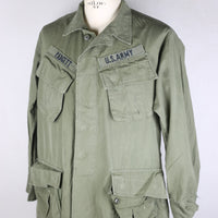 JUNGLE JACKET US ARMY 1960s  - L - (Medium Short)
