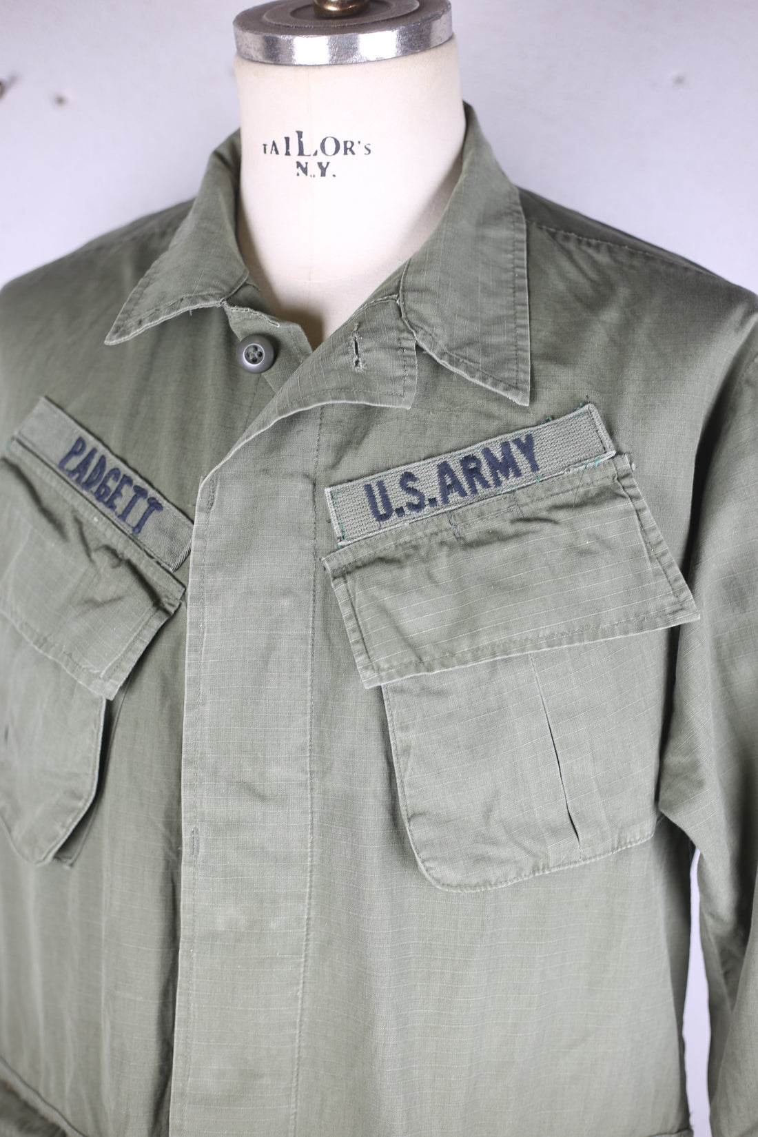 JUNGLE JACKET US ARMY 1960s  - L - (Medium Short)