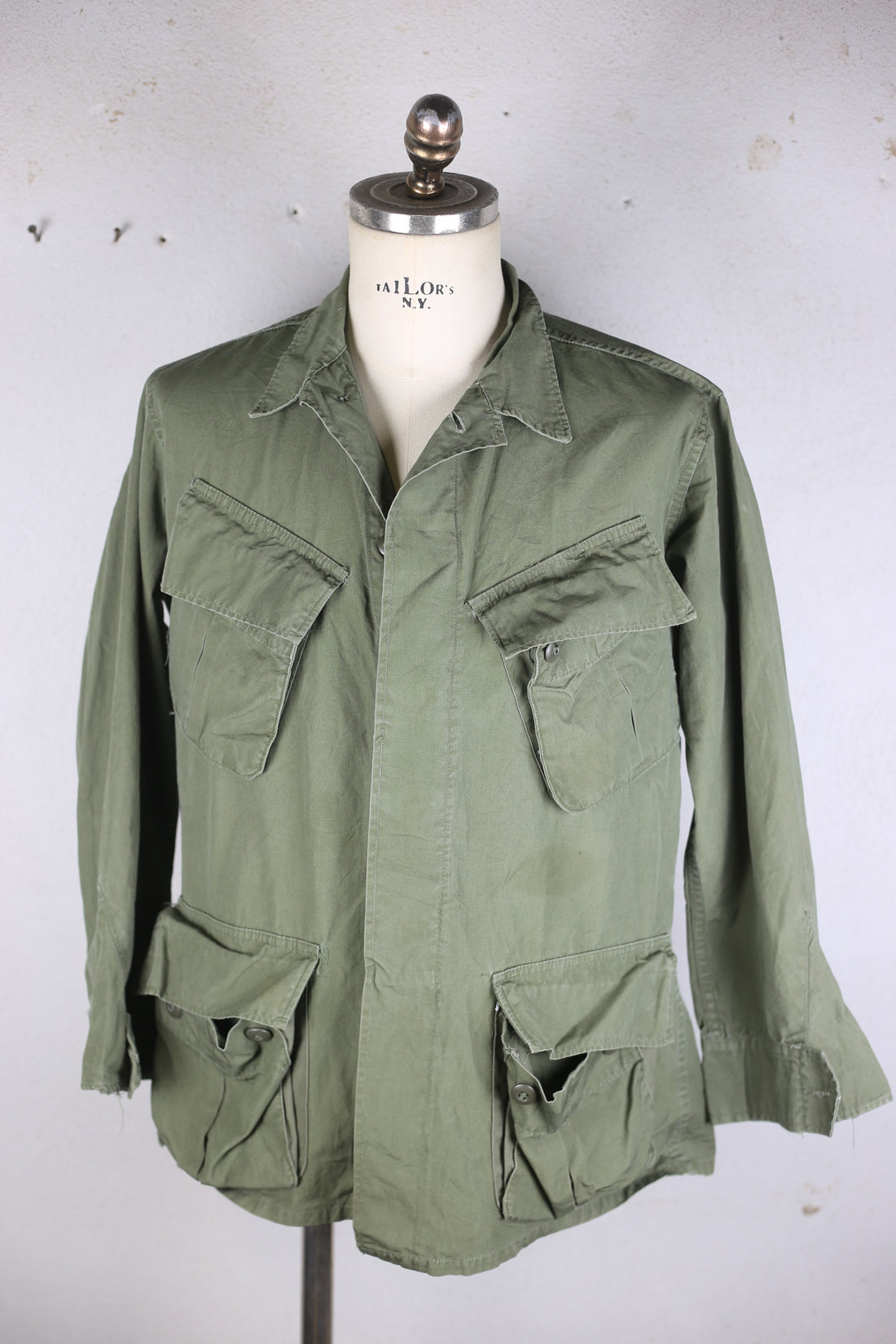 JUNGLE JACKET US ARMY 1960s  - M - (SMALL SHORT)