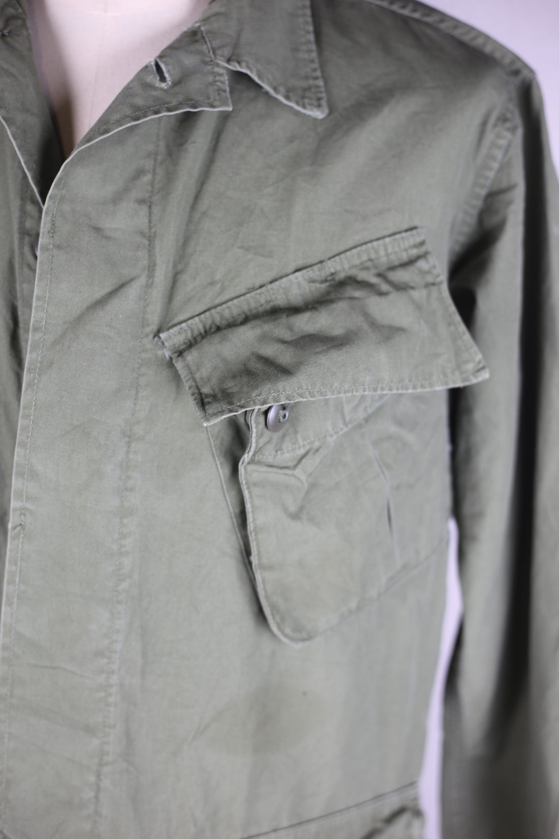JUNGLE JACKET US ARMY 1960s  - M - (SMALL SHORT)