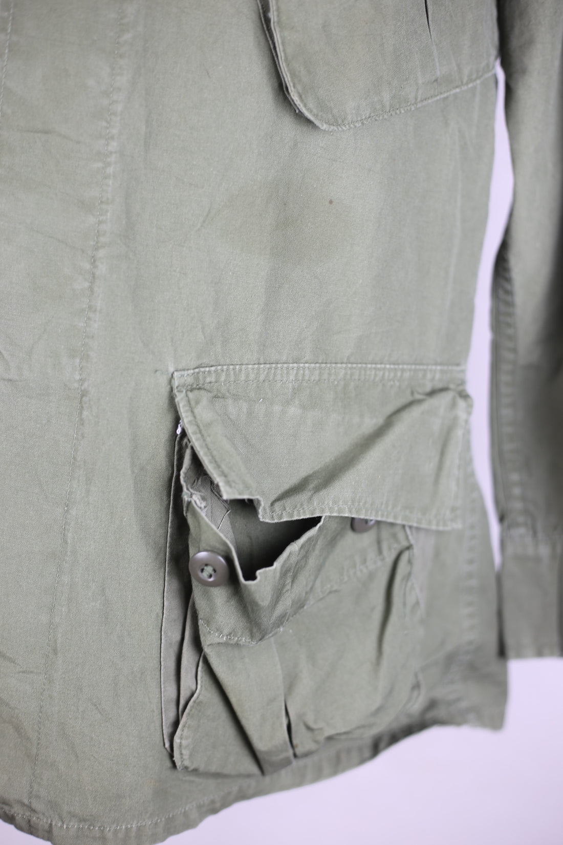 JUNGLE JACKET US ARMY 1960s  - M - (SMALL SHORT)