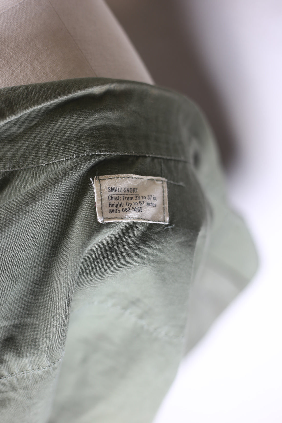 JUNGLE JACKET US ARMY 1960s  - M - (SMALL SHORT)