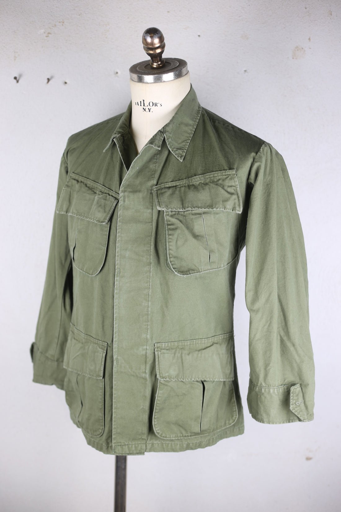 JUNGLE JACKET US ARMY 1960s  - S - (X-SMALL SHORT)