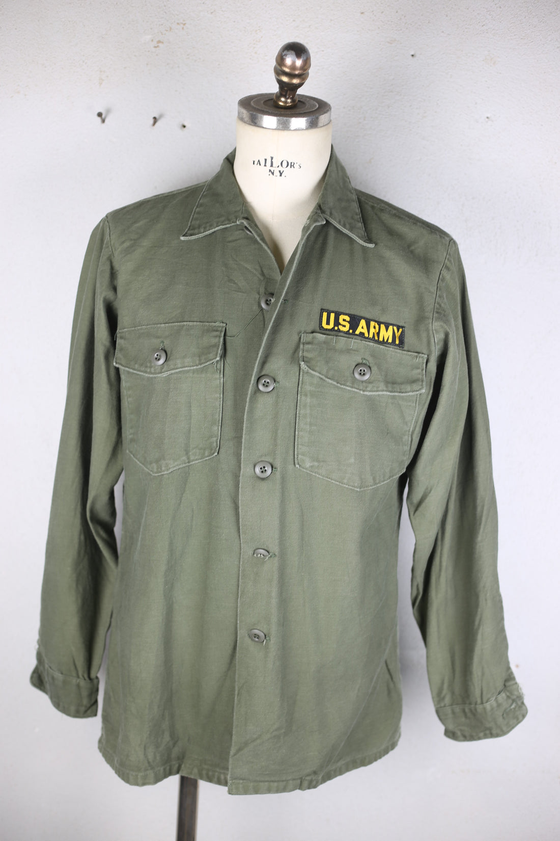 US ARMY OG 107 Shirt 1960s - L -