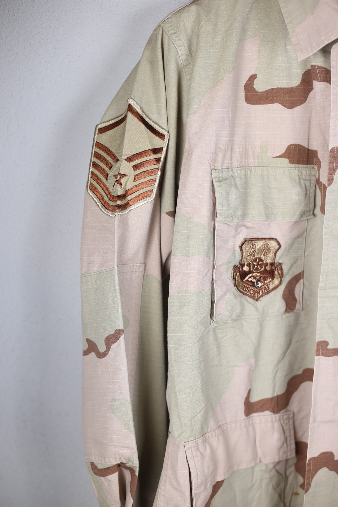 DESERT WOODLAND US AIR FORCE JACKET - L - (MEDIUM LONG)