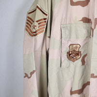 DESERT WOODLAND US AIR FORCE JACKET - L - (MEDIUM LONG)