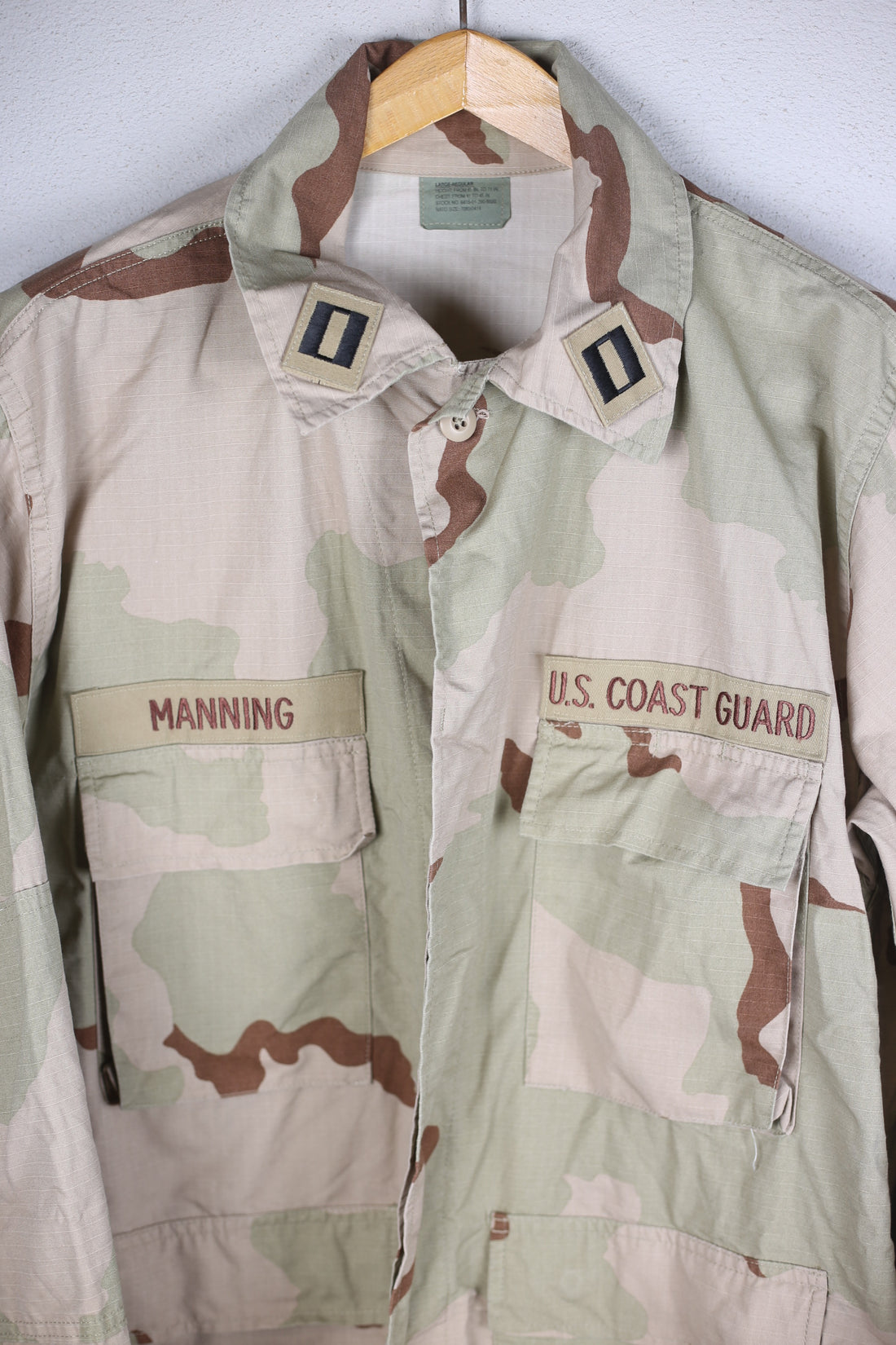 DESERT WOODLAND JACKET US COAST GUARD - XL - (LARGE REGULAR)