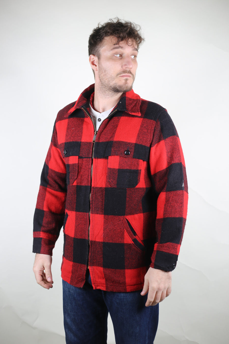 WOOLRICH MACKINAW made in usa - M -