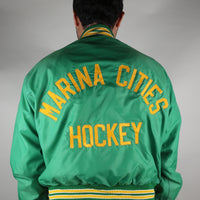 VINTAGE HOCKEY NYLON JACKET MADE IN USA - XL -