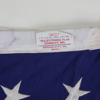 Vintage American Canvas Flag Valley Forge Flag Made in USA 1970s