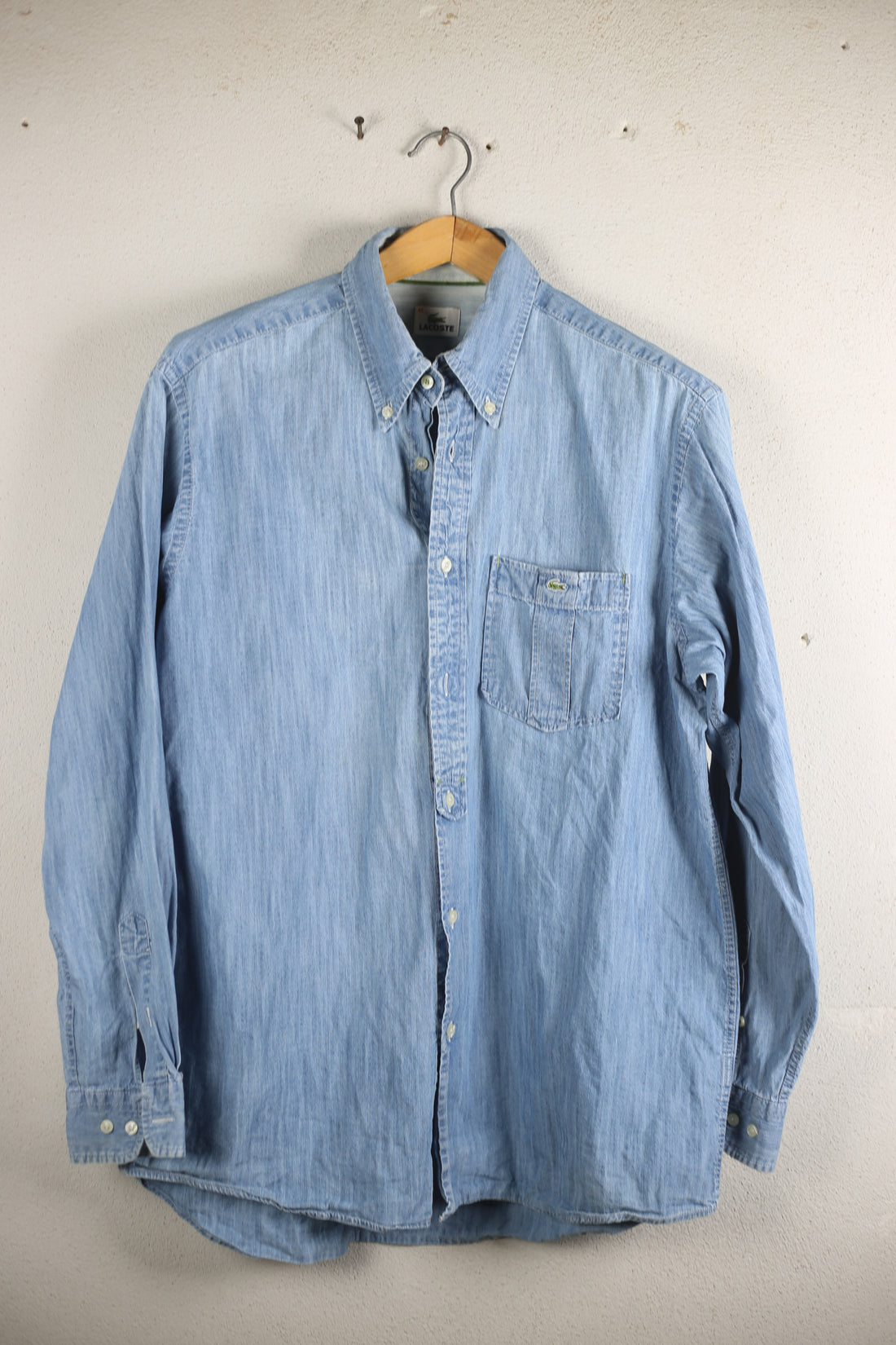LACOSTE denim shirt -L-