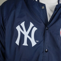 VINTAGE NYLON JACKET MADE IN USA YANKEES - L -