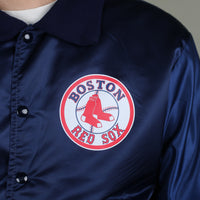 VINTAGE NYLON JACKET MADE IN USA RED SOX  - M -