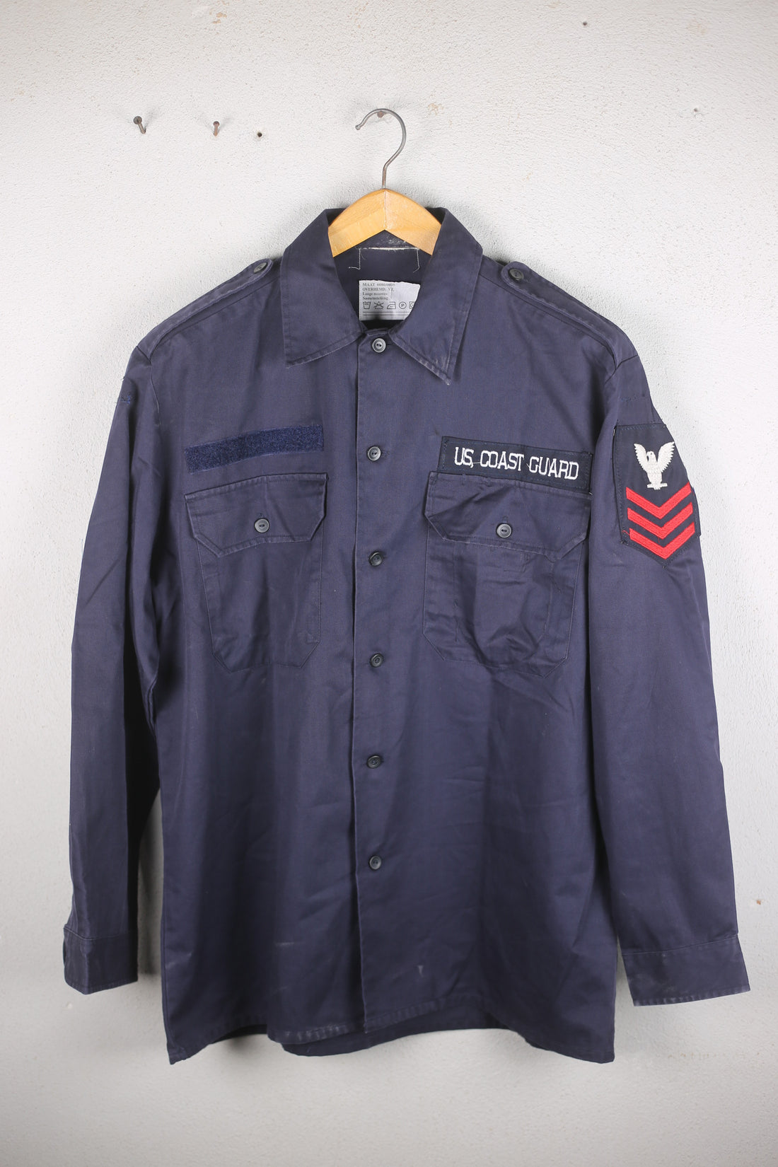 UTILITY SHIRT US COAST GUARD  SNOOPY VIETNAM