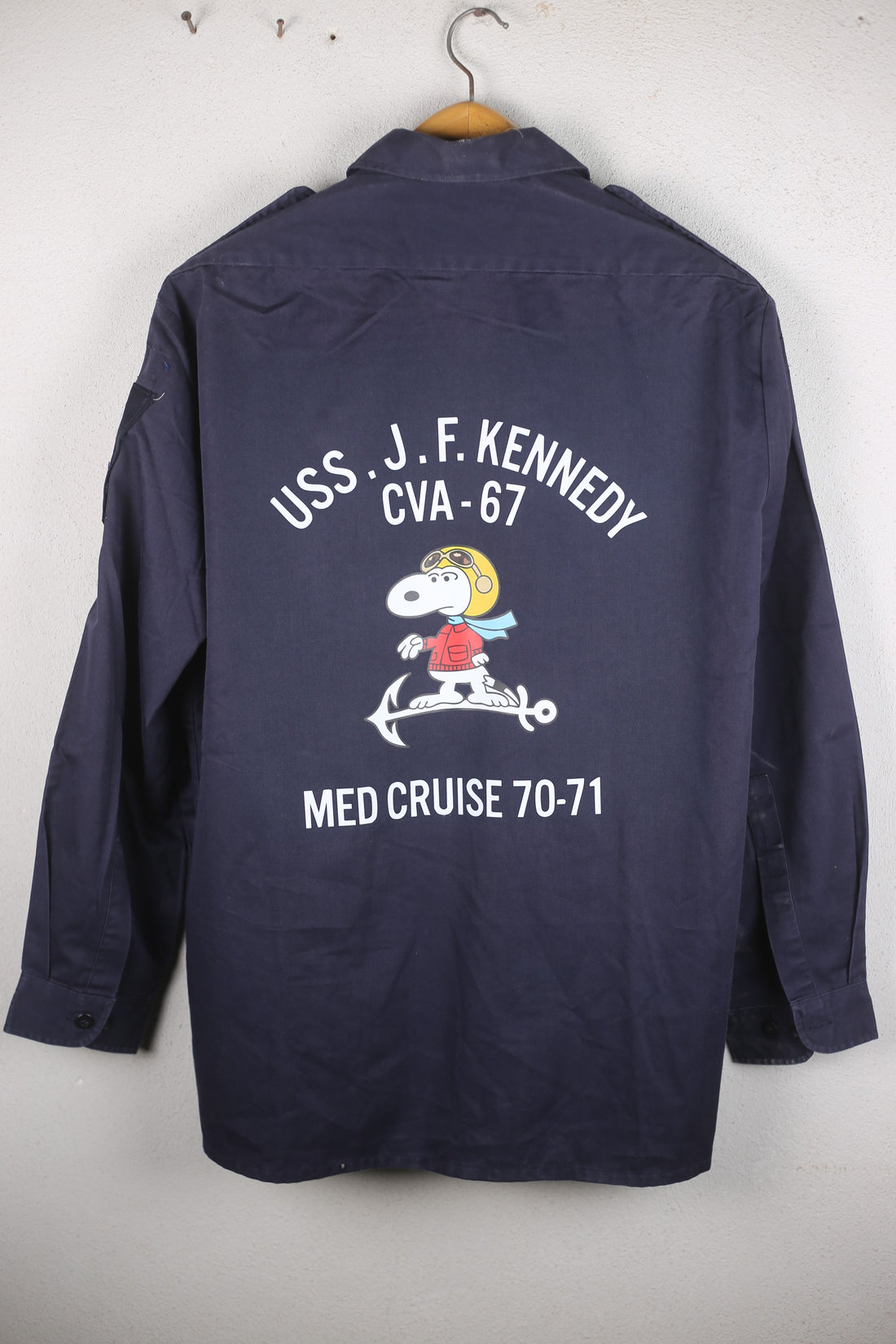 UTILITY SHIRT US COAST GUARD  SNOOPY VIETNAM