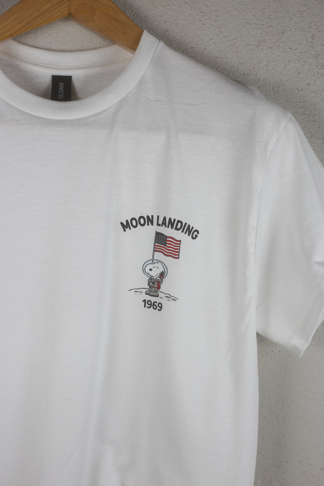 T-shirt tubolare moon landing