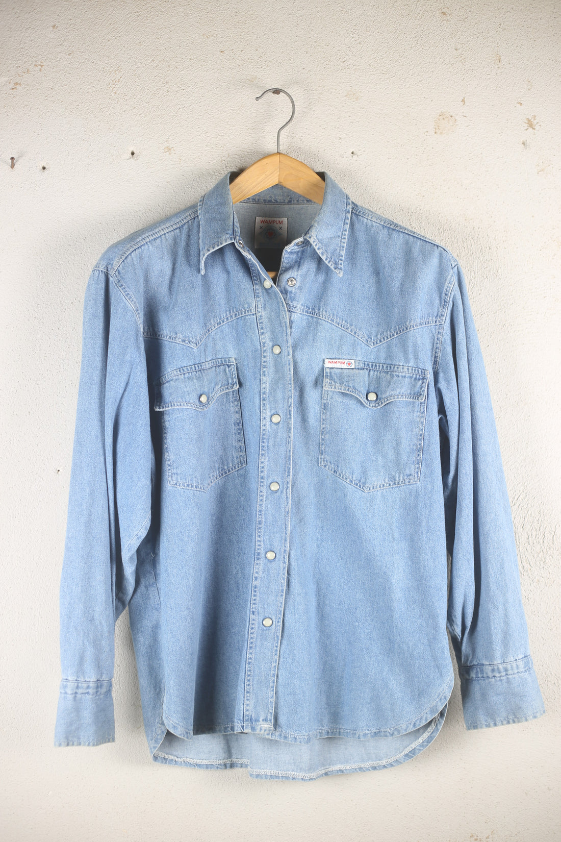 WAMPUM WOMEN'S Denim Shirt -L-