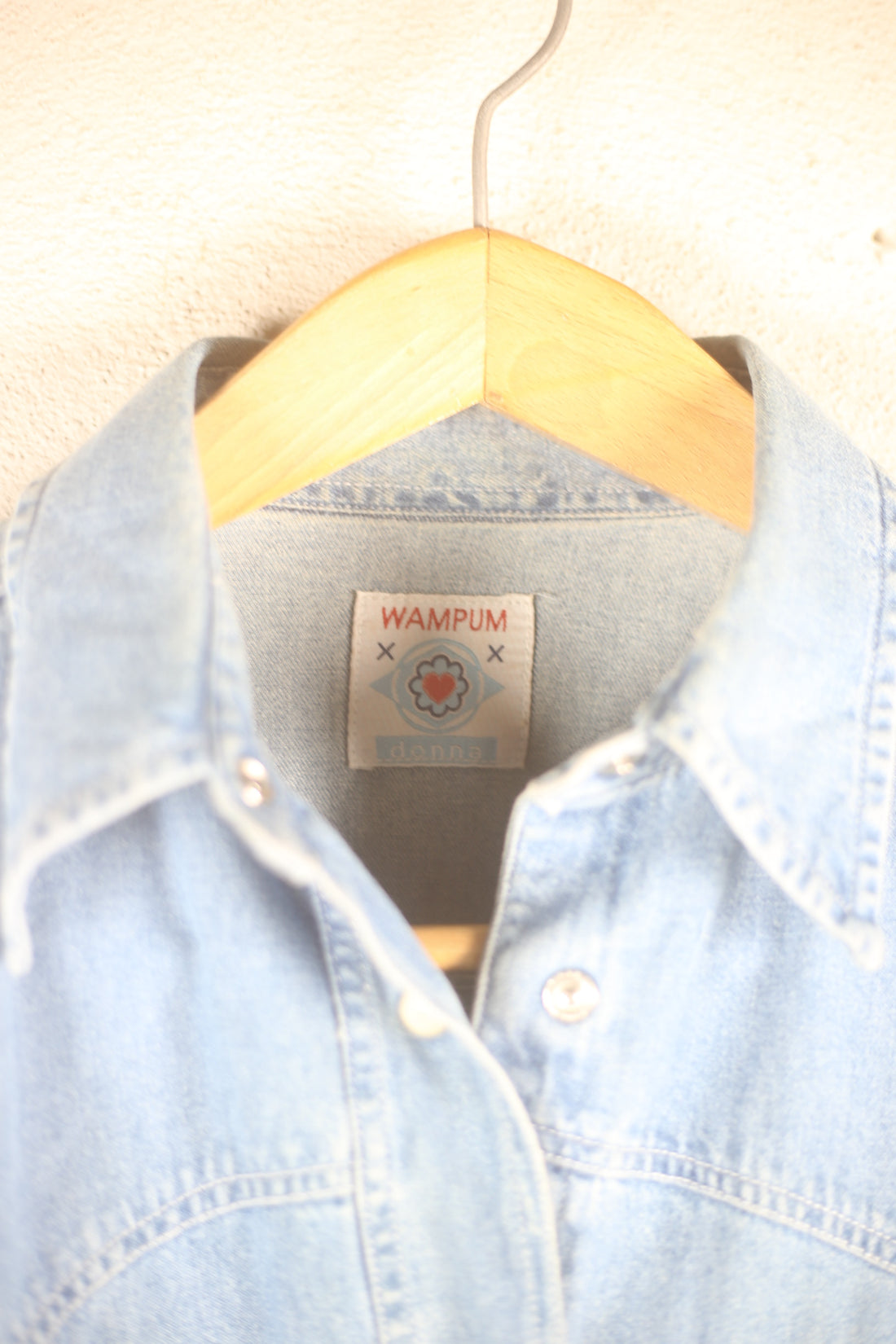 WAMPUM WOMEN'S Denim Shirt -L-