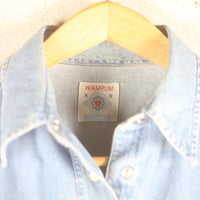 WAMPUM WOMEN'S Denim Shirt -L-