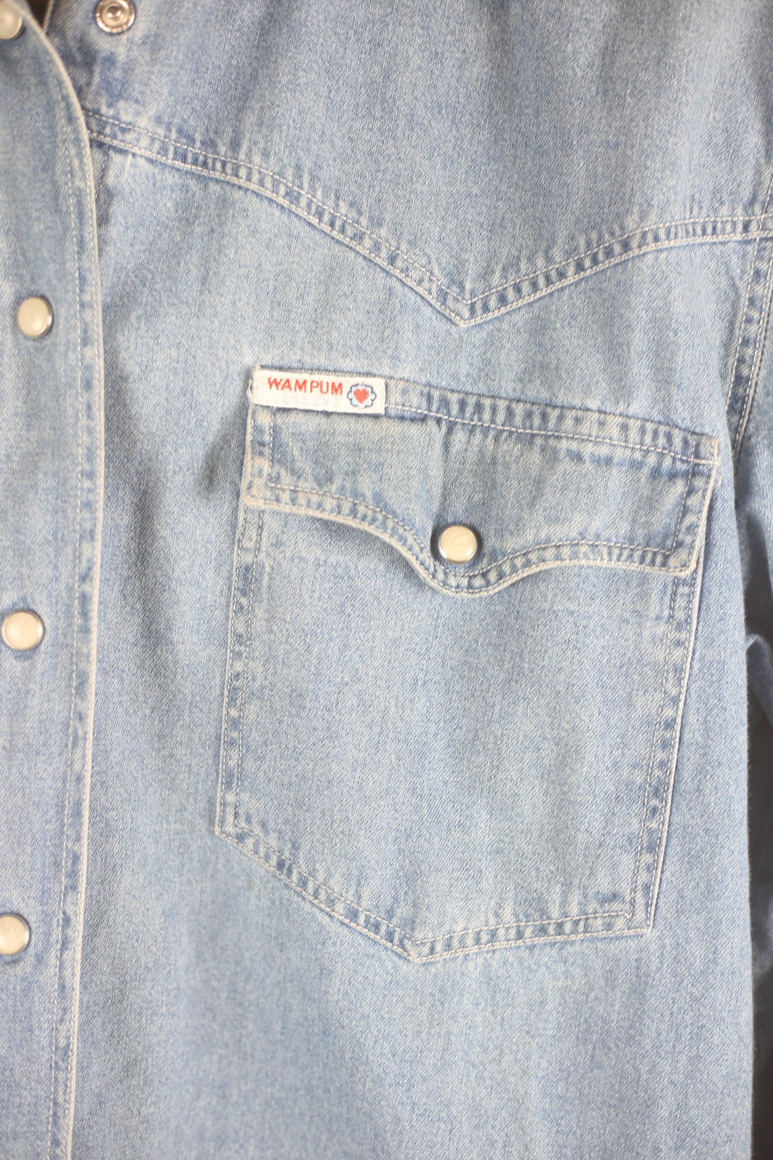 WAMPUM WOMEN'S Denim Shirt -L-