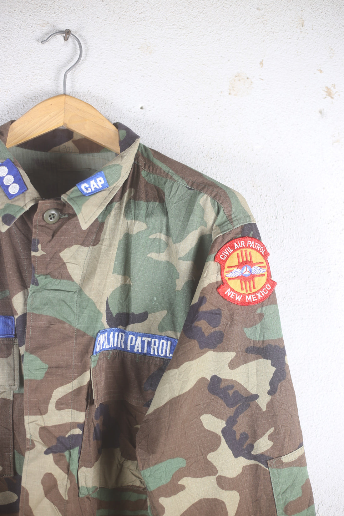 GIACCA CAMOUFLAGE  WOODLAND   -  XL -(Large Short)