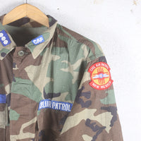 GIACCA CAMOUFLAGE  WOODLAND   -  XL -(Large Short)