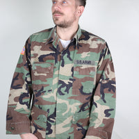 BDU WOODLAND Us Army SNOOPY Jacket - L -