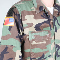 BDU WOODLAND Us Army SNOOPY Jacket - L -