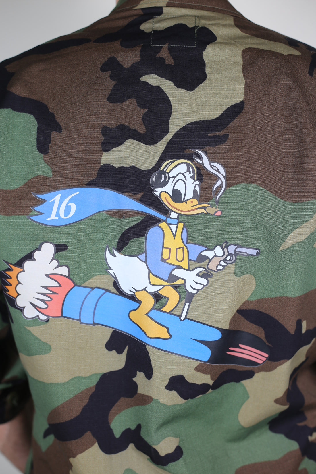 Giacca BDU WOODLAND  Us Army Donald Duck-  L -