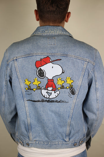 GIACCA DI JEANS SNOOPY - M -