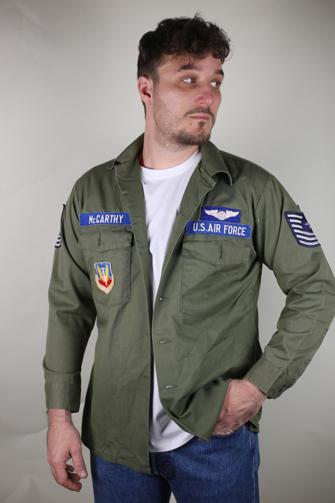 Og 507 Us Air Force shirt - L -