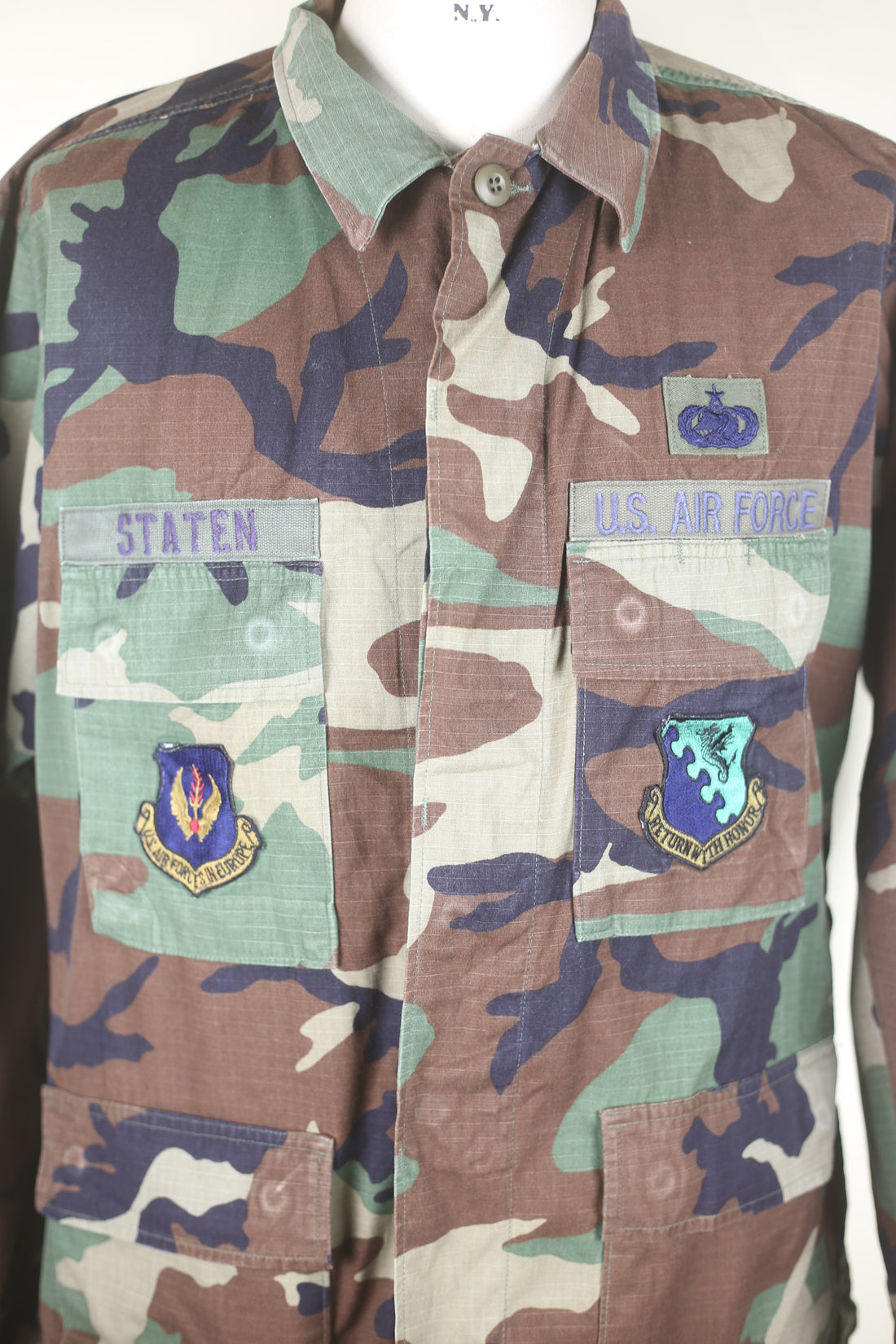 US Air Force Bdu Camouflage Jacket - XL - (Customizable)