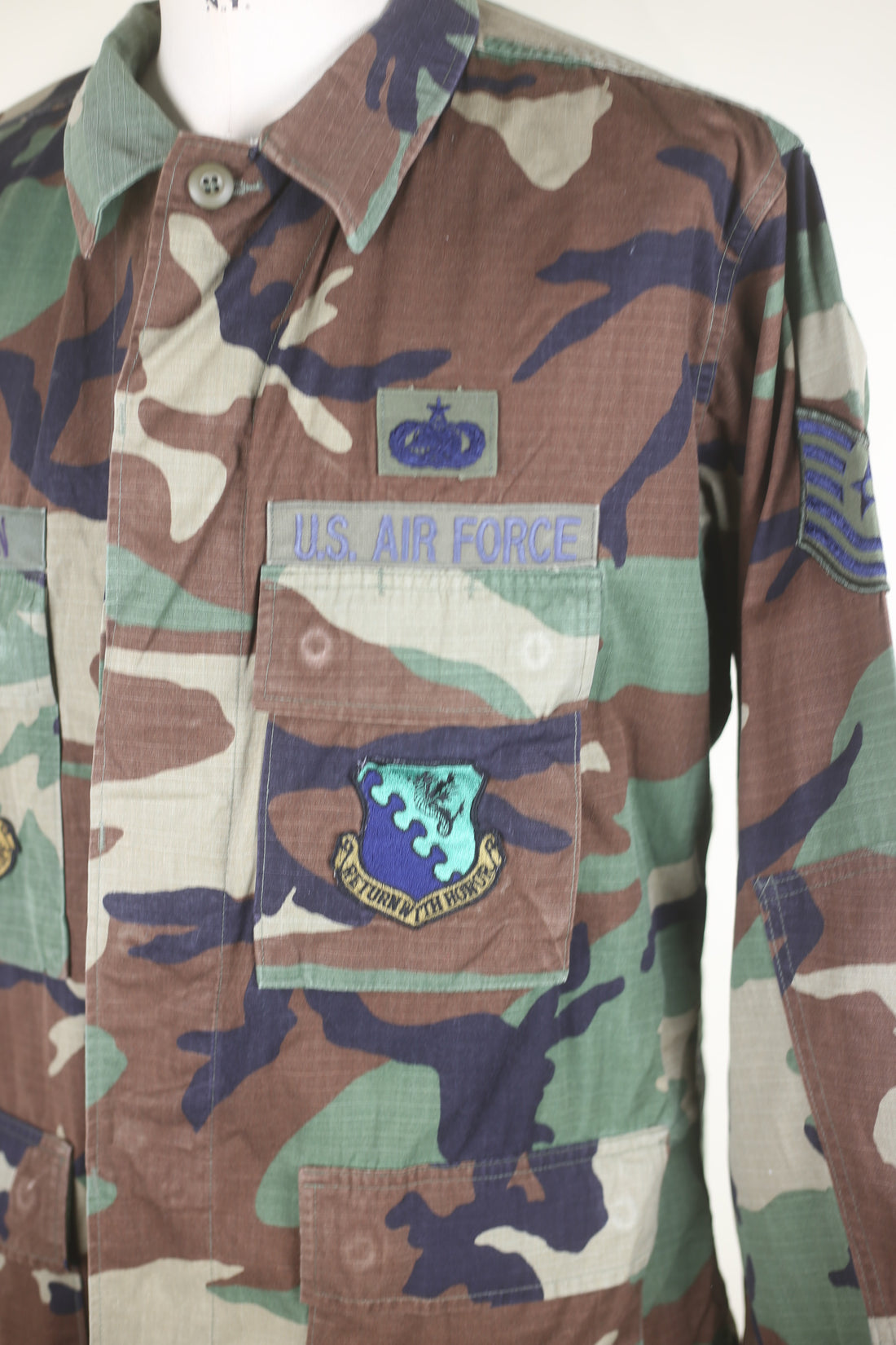 US Air Force Bdu Camouflage Jacket - XL - (Customizable)