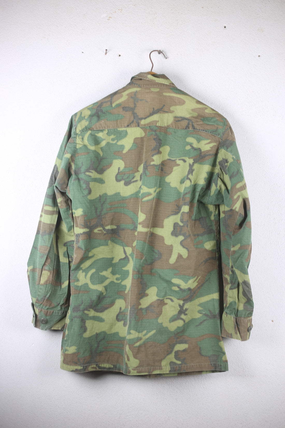 ERDL JUNGLE JACKET   1960s  - M - (SMALL LONG )