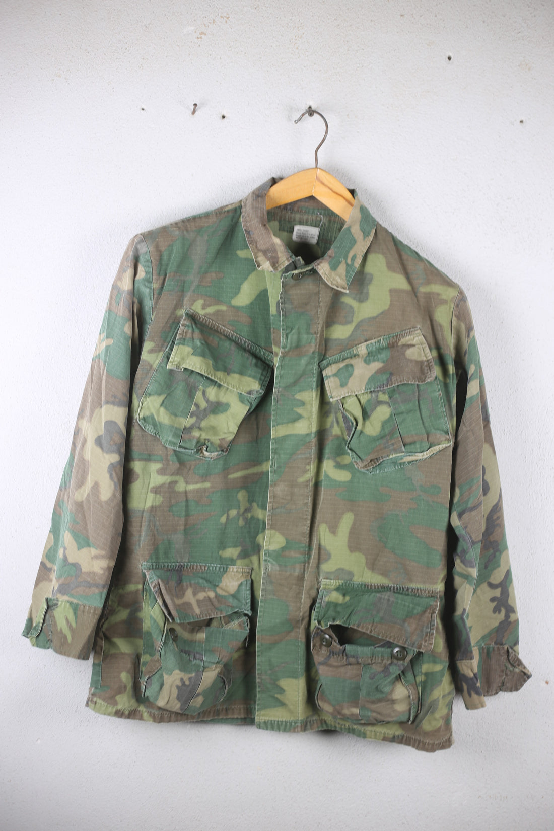 ERDL JUNGLE JACKET   1960s  - M - (SMALL SHORT )