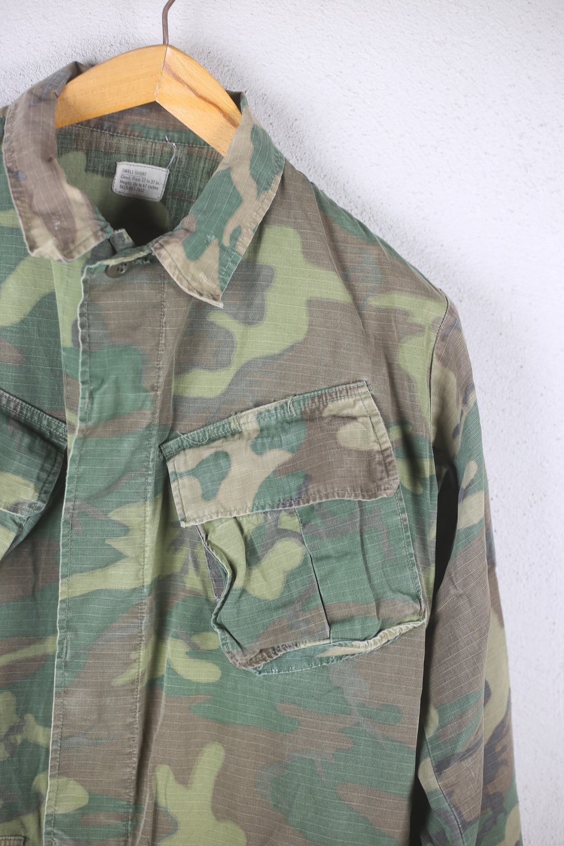 ERDL JUNGLE JACKET   1960s  - M - (SMALL SHORT )