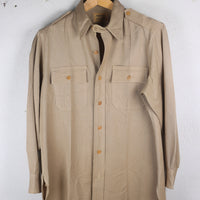 Us Army OFFICER Shirt 1950s - M -