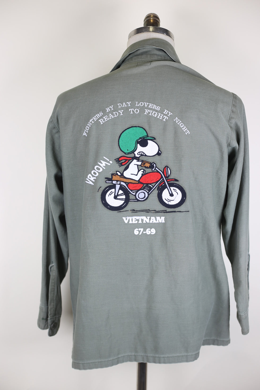 Camicia Og 107 us Army  con ricamo Snoopy  - M -