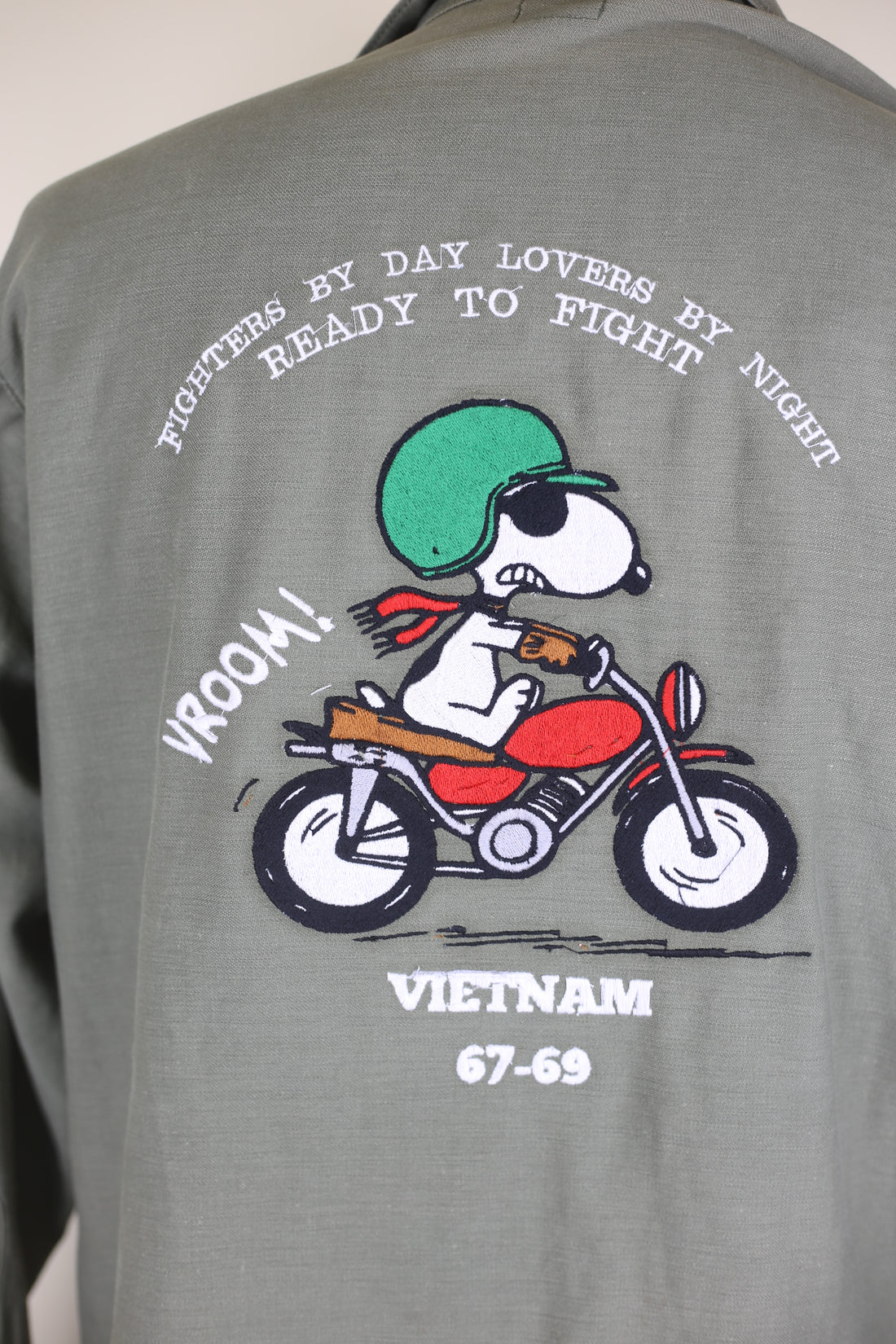 Camicia Og 107 us Army  con ricamo Snoopy  - M -