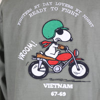 Camicia Og 107 us Army  con ricamo Snoopy  - M -