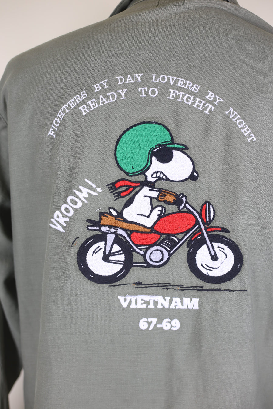 Camicia Og 107 us Army  con ricamo Snoopy  - M -