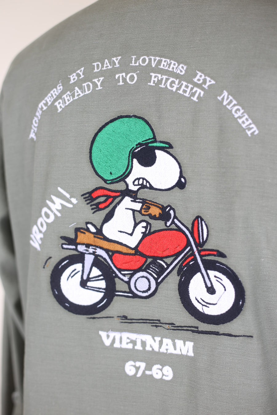 Camicia Og 107 us Army  con ricamo Snoopy  - M -