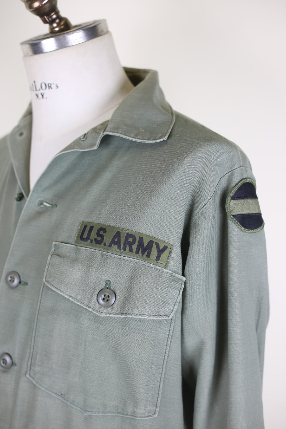 Camicia Og 107 us Army  con ricamo Snoopy  - M -