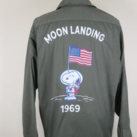Camicia   Army   Snoopy Moon Landing   - L  -