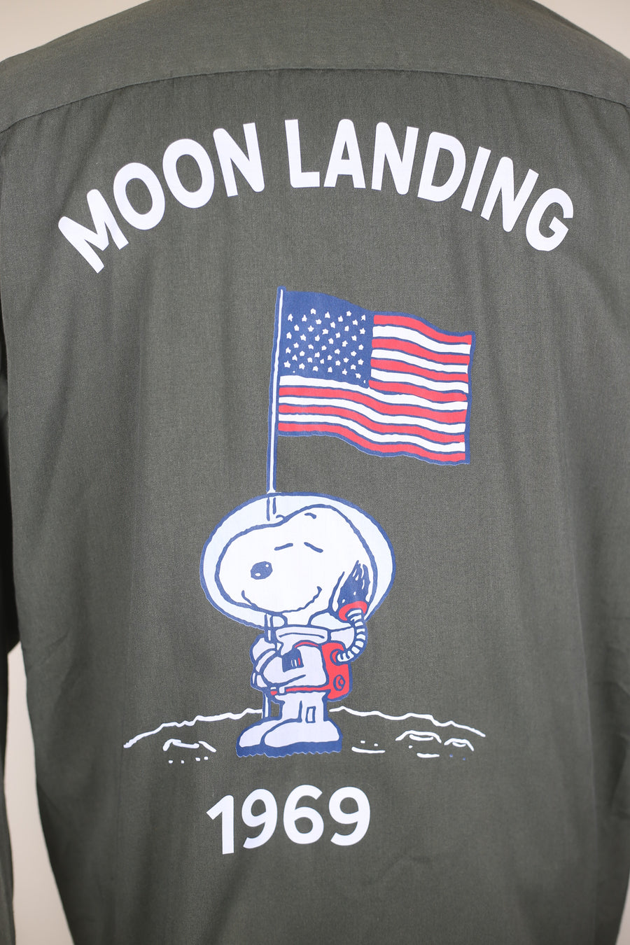 Camicia   Army   Snoopy Moon Landing   - L  -